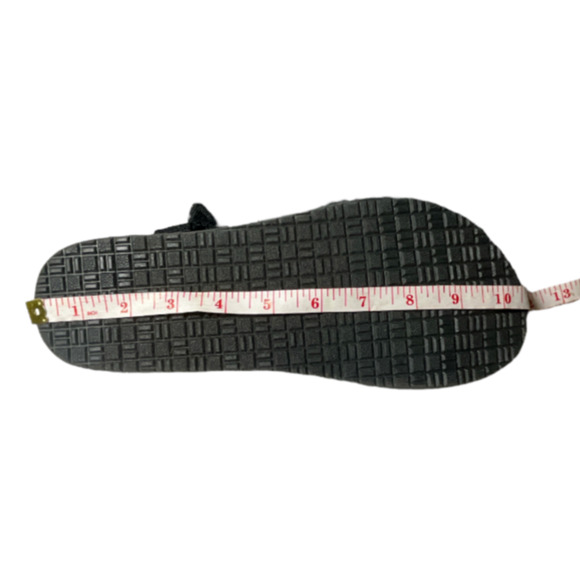 Time And Tru Women's Nature Sandals Size 10 Black Cushion Sole New With Tags** - Picture 11 of 11